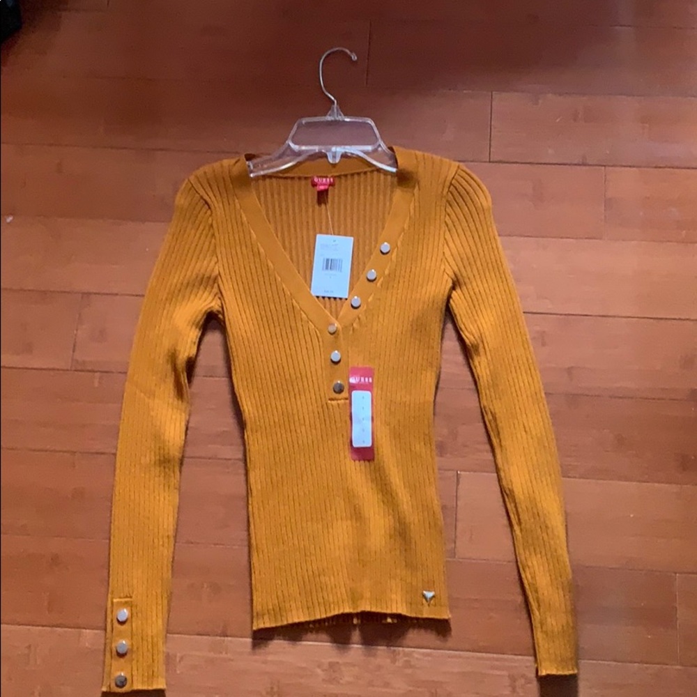 Mustard yellow blouse